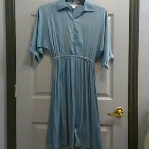 Blue H&M Shirt Dress